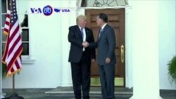 VOA60 America - President elect Trump meets with potential members of his new administration