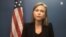 Emily Mendrala, subsecretaria adjunta para Asuntos del Hemisferio Occidental del Departamento de Estado de Estados Unidos. [Foto: captura de pantalla, VOA]