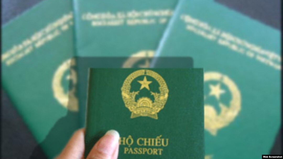 Hộ chiếu Việt Nam.