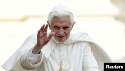 El papa emérito Benedicto XVI en una foto de cuando era Pontífice en 2012.