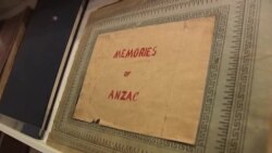 نمایشگاهی از عکس ها و دفترچه های خاطرات سربازان استرالیایی