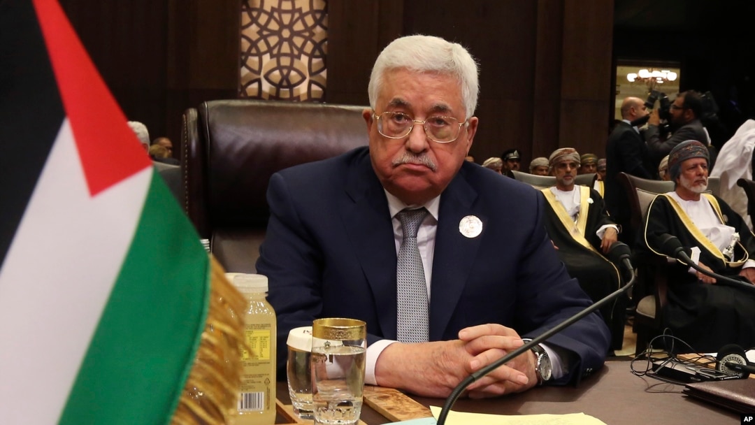 Palestinian President Mahmoud Abbas attends the summit of the Arab League at the Dead Sea, Jordan, March 29, 2017. 