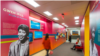 A display chronicling Gwen Ifill’s storied journalism career lines a corridor in the school that bears her name, at Boston’s Simmons University. (Photo courtesy of Simmons University)