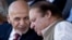 FILE - Afghan President Ashraf Ghani (l) talks with Pakistani Prime Minister Nawaz Sharif in Islamabad, Pakistan. After a recent brutal bombing in Kabul that killed 64 people and wounded 340, an outraged Ghani said he was no longer interested in Pakistan’s help to bring the Taliban to the negotiating table and instead he wanted Pakistan to launch an all-out operation against the Haqqani network on its territory. 