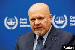 FILE—International Criminal Court Prosecutor Karim Khan in The Hague, Netherlands February 12, 2024.