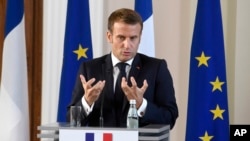 Presidente francês, Emmanuel Macron