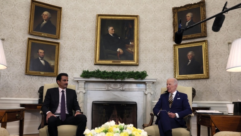 Biden Sambut Emir Qatar di Gedung Putih