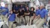 فضانوردان حاضر در ایستگاه فضایی بین المللی و فضانوردان از راه رسیده (۲۴ آوریل ۲۰۲۱)