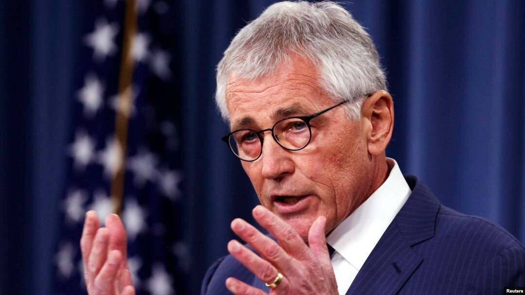Menhan AS Chuck Hagel membantah keluhan PM Irak dalam keterangannya kepada media di Pentagon, Kamis (22/1).