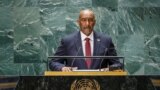 Rais wa Baraza Kuu la Mpito la Sudan Abdel-Fattah Al-Burhan Abdelrahman Al-Burhan akihutubia Kikao cha 78 cha Baraza Kuu la Umoja wa Mataifa mjini New York Marekani, Septemba 21, 2023. REUTERS.
