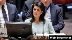 Duta Besar Amerika untuk PBB, Nikki Haley (foto: dok).