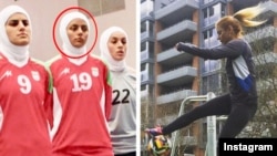 شیوا امینی در خارج از ایران و در زمان حضور در تیم ملی فوتسال ایران