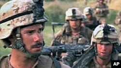 在阿富汗的美国军人