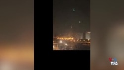 گزارش‌های ویدیویی از حملات هوایی در غرب تهران سمت دهکده المپیک - ۱ فروردین ۱۴۰۵