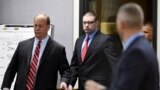 Former Marine Cpl. Eddie Ray Routh (center) enters the court for his capital murder trial in Stephenville, Texas, Feb. 24, 2015.&nbsp;