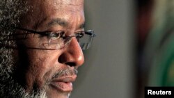 Sudanese Foreign Minister Ali Ahmed Karti at news conference in Cairo, Aug. 26, 2012 file photo.
