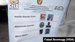 Moçambique - Boletim de Voto