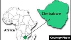 Map of Zimbabwe