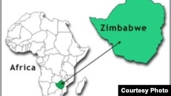 Map of Zimbabwe