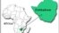 Map of Zimbabwe
