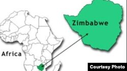 Map of Zimbabwe
