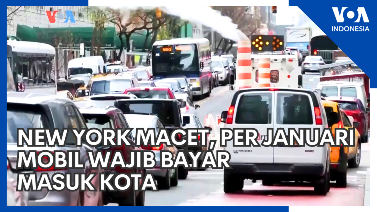 New York Macet, Per Januari Mobil Wajib Bayar Masuk Kota  