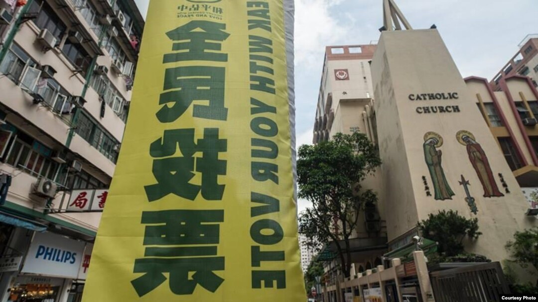香港和平占中就民间政改方案进行全民投票（和平占中网站）