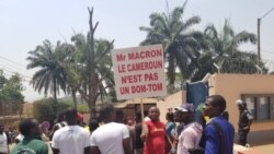 Des Camerounais ont manifesté devant l’ambassade de France à Yaoundé