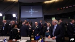 На совещании министров обороны стран НАТО в Брюсселе 