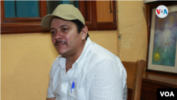 El líder del campesinado Medardo Mairena estuvo bajo prisión por casi un año tras sumarse a las protestas contra el gobierno de Ortega en 2018. [Foto: Houston Castillo Vado]