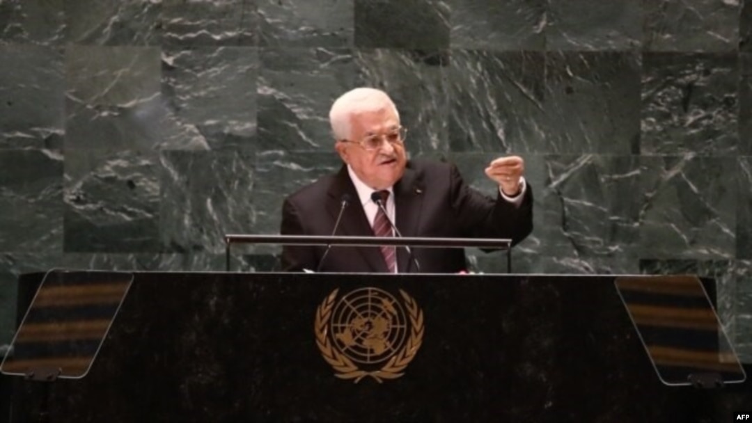 Palestinski predsednik Mahmud Abas govori u Generalnoj skupštini UN, 26. septembra 2024. 