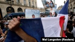 Manifestation de la communauté juive à l'occasion du procès de Youssouf Fofana à paris le 13 novembre 2009.