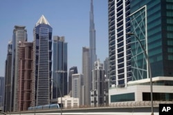 دوبئی کے برج خلیفہ کا ایک منظر، فوٹو اے پی یکم جولائی 2023