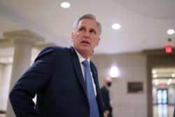 FILE - House Minority Leader Kevin McCarthy at the Capitol, May 13, 2021.