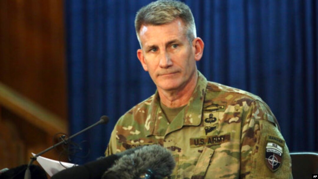 Jenderal John Nicholson, panglima tertinggi pasukan Amerika di Afghanistan. 