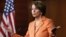 U.S. House Minority Leader Nancy Pelosi speaks to reporters, file photo. 