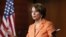 FILE - U.S. House Minority Leader Nancy Pelosi, shown at a Capitol Hill news conference last year, says the timing and circumstances of the Israeli prime minister's speech to Congress are "not appropriate."