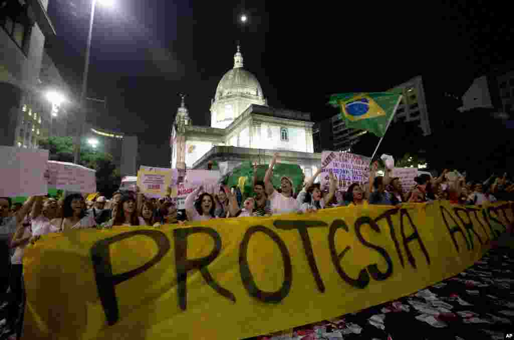 Brazil Soccer Confed Cup Protests