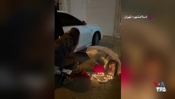 گرامیداشت یاد معترض کشته‌شده امیرحسین الوند، در محل کشته‌شدنش در اسلامشهر
