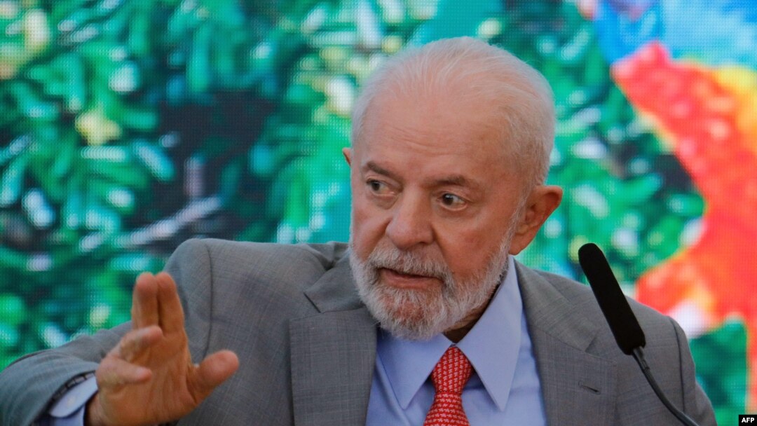 El presidente de Brasil, Luiz Inácio Lula da Silva, durante una ceremonia en el Palacio de Planalto en Brasilia el 5 de junio de 2024.
