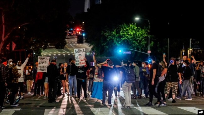 საპროტესტო აქცია ლოს-ანჯელესში