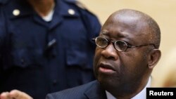 L'ancien président ivoirien Laurent Gbagbo, devant la Justice à La Haye (Reuters)