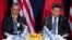 Tổng thống Mỹ Barack Obama và Chủ tịch Trung Quốc Tập Cận Bình trong cuộc họp bên lề Hội nghị về biến đổi khí hậu ở Paris, hôm 30/11/2015. 