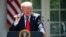 President Donald Trump speaks about the U.S. role in the Paris climate change accord, June 1, 2017, in the Rose Garden of the White House in Washington. 