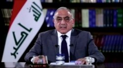 FILE - A still image taken from a video shows Iraqi Prime Minister Adel Abdul Mahdi delivering a speech on reforms, in Baghdad, Iraq Oct. 25, 2019.