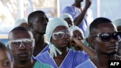 Ma'aikatan kiwon lafiya na ebola