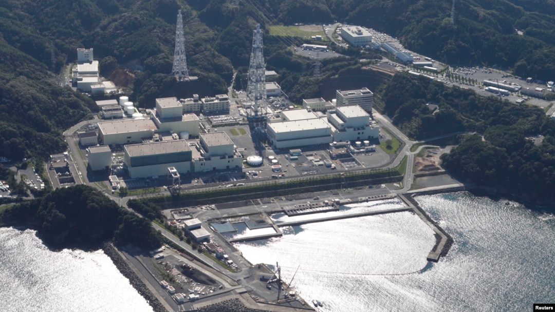 FILE - Onagawa Nuclear Power Plant is seen in Onagawa town, Miyagi Prefecture, Sept. 7, 2011, ahead of the six month anniversary this weekend since March 11 earthquake and tsunami. 
