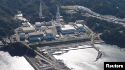 FILE - Onagawa Nuclear Power Plant is seen in Onagawa town, Miyagi Prefecture, Sept. 7, 2011, ahead of the six month anniversary this weekend since March 11 earthquake and tsunami. 