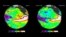 미 항공우주국 NASA가 위성사진 분석을 바탕으로 태평양 해수면 온도를 표시한 지도를 공개했다. 왼쪽은 지난 27일 지구의 해수면 온도를 나타내었고, 오른쪽은 지난 1997년 엘니뇨 현상 당시 온도를 보여주는데 흡사한 모양을 띄고 있다.
