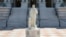 A statue of Italian explorer Christopher Columbus stands outside the Eisenhower Executive Office Building near the White House in Washington, D.C., U.S., March 23, 2026. REUTERS/Kylie Cooper